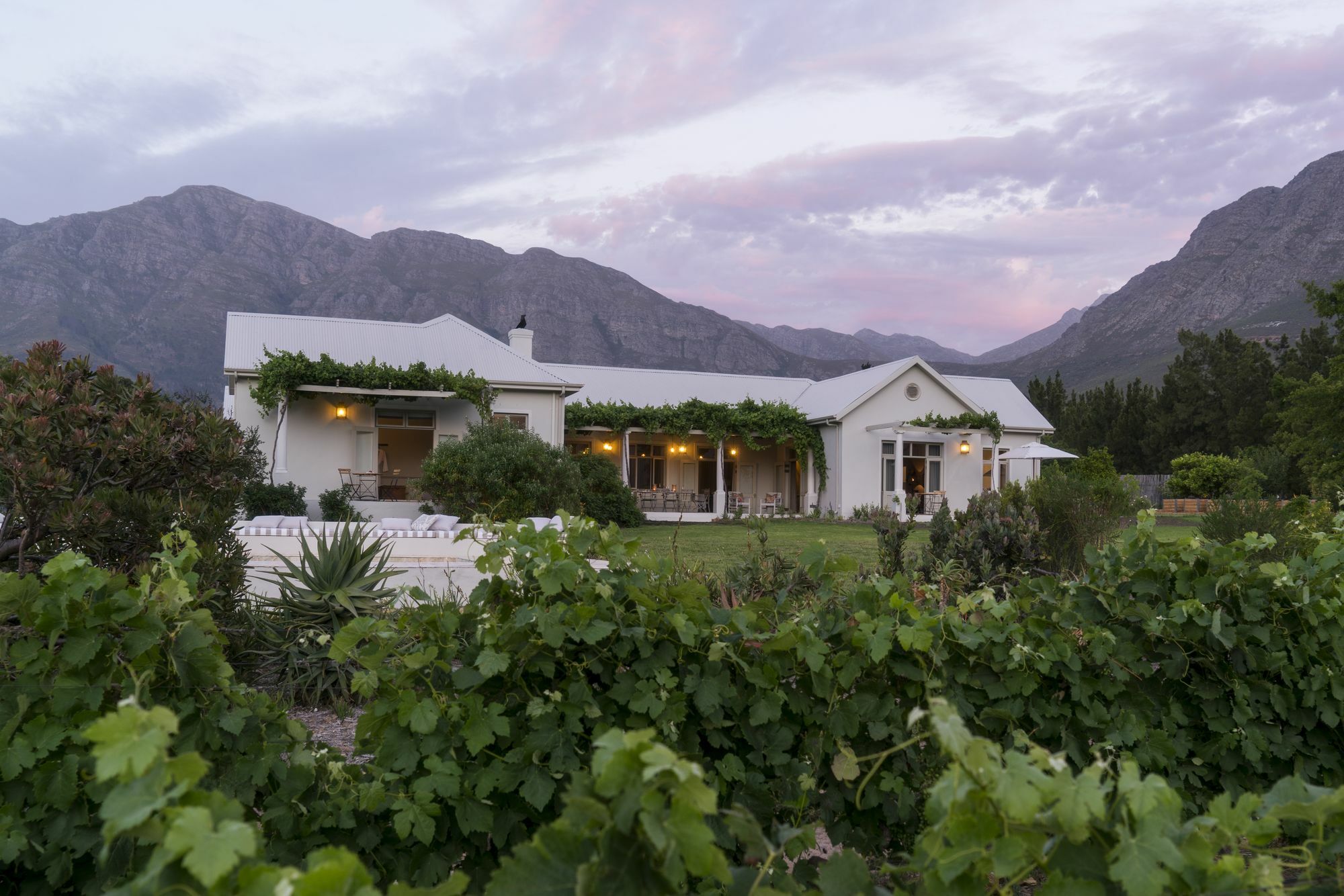Cape Vue Country House Hotel Franschhoek Exterior foto